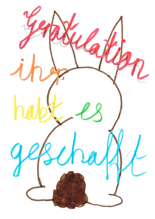 geschafft